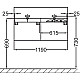 Купить Тумба черный глянец 120 см Jacob Delafon Terrace EB1188-274 в магазине сантехники Santeh-Crystal.ru