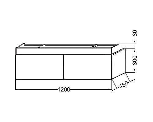 Santeh-Crystal.ru: Тумба черный глянец 120 см Jacob Delafon Terrace EB1188-274 Купить Тумба черный глянец 120 см Jacob Delafon Terrace EB1188-274 в магазине сантехники Santeh-Crystal.ru