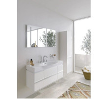 Тумба белый матовый 119,3 см 1 выдвижной ящик, 2 распашные дверцы Laufen Case 4.0130.1.075.463.1