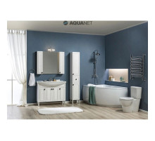 Тумба белый/патина серебро 102,5 см Aquanet Честер 00182630