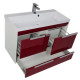 Заказать Тумба белый/бордо 99 см Aquanet Тиволи 00180058 в магазине сантехники Santeh-Crystal.ru