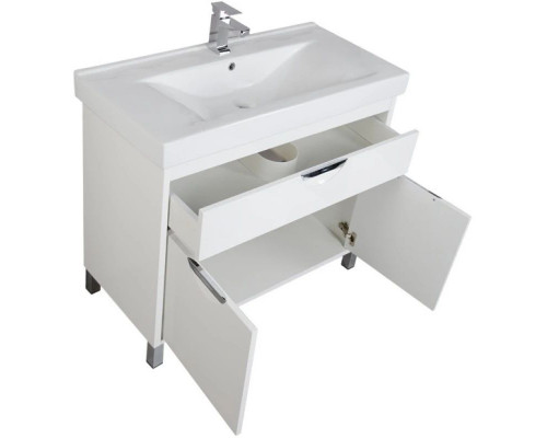 Купить Тумба белый 96 см Aquanet Гретта 00179199 в магазине сантехники Santeh-Crystal.ru