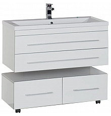 Тумба белый 99,2 см Aquanet Верона 00175382