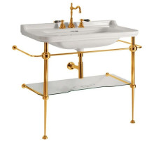 Консоль для раковины золото Kerasan Waldorf 9196K2oro