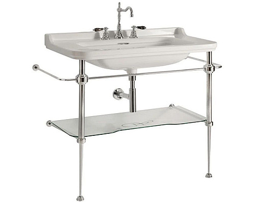 Santeh-Crystal.ru: Консоль для раковины хром Kerasan Waldorf 9196K1cr Купить Консоль для раковины хром Kerasan Waldorf 9196K1cr в магазине сантехники Santeh-Crystal.ru