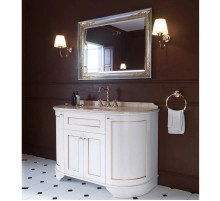 Тумба с раковиной белый 129 см Tiffany World York YOR4130-BO+S53bi
