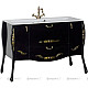 Заказать Тумба черный/золото 127,6 см Aquanet Виктория 00183930 в магазине сантехники Santeh-Crystal.ru