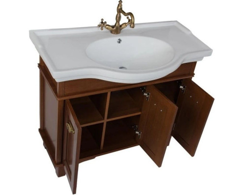 Купить Тумба орех 92 см Aquanet Николь 00180519 в магазине сантехники Santeh-Crystal.ru