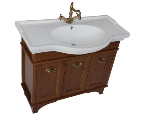 Купить Тумба орех 92 см Aquanet Николь 00180519 в магазине сантехники Santeh-Crystal.ru