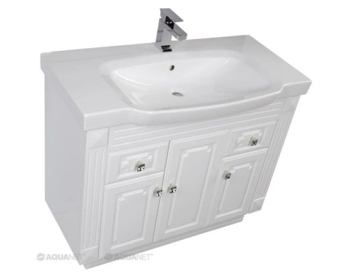 Купить Тумба белый 96 см Aquanet Фредерика 00169967 в магазине сантехники Santeh-Crystal.ru