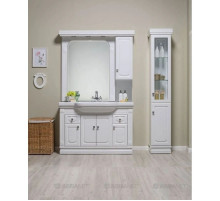 Тумба белый 122 см Aquanet Фредерика 00182009