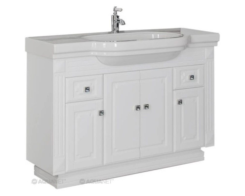 Заказать Тумба белый 122 см Aquanet Фредерика 00182009 в магазине сантехники Santeh-Crystal.ru