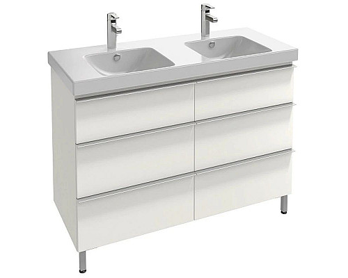 Приобрести Тумба белый глянец 117 см Jacob Delafon Odeon Up EB995-G1C в магазине сантехники Santeh-Crystal.ru