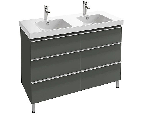 Купить Тумба серый антрацит 117 см Jacob Delafon Odeon Up EB995-N14 в магазине сантехники Santeh-Crystal.ru