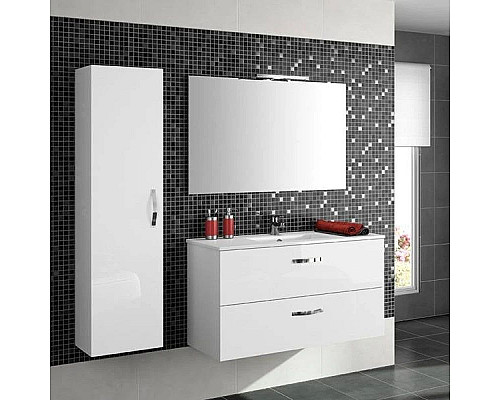 Приобрести Тумба белый глянец 99,7 см Jacob Delafon Ola EB392RU-J5 в магазине сантехники Santeh-Crystal.ru