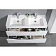Заказать Тумба с раковиной белый глянец 120 см BelBagno Ancona-N ANCONA-N-1200-2C-SO-2-BL + EA-1200-2-LVB в магазине сантехники Santeh-Crystal.ru