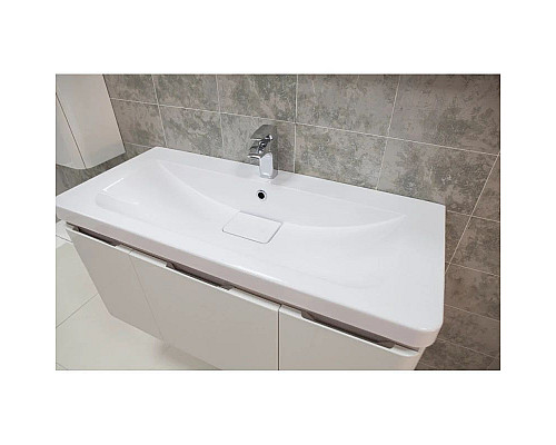 Заказать Тумба белый глянец 104,4 см Акватон Шерилл 1A206301SH010 в магазине сантехники Santeh-Crystal.ru