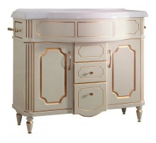 Тумба слоновая кость золотая патина 102,4 см Belux Каталония Н 105-02