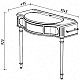 Купить Тумба белый глянец 102,4 см Belux Каталония-Отель Н 105 в магазине сантехники Santeh-Crystal.ru