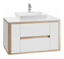 Тумба белый глянец/клен 99 см Belux Альмерия НП 100-02