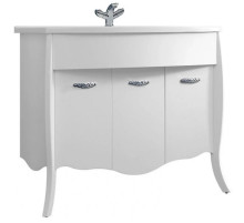 Тумба белый глянец 98,8 см Belux Бриз Н 105