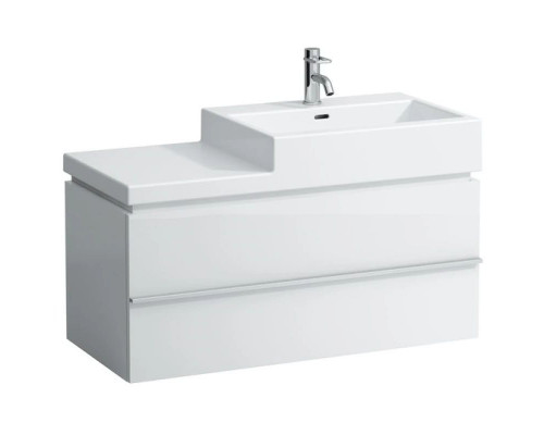 Купить Тумба белый матовый 99 см 2 ящика Laufen Case 4.0128.2.075.463.1 в магазине сантехники Santeh-Crystal.ru