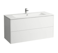 Тумба с раковиной белый глянец 120 см Laufen Base 8.6496.3.261.104.1