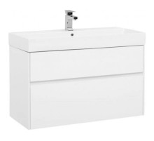 Тумба белый глянец 97,2 см Aquanet Бруклин 00203961