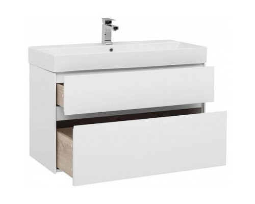 Заказать Тумба белый глянец 97,2 см Aquanet Бруклин 00203961 в магазине сантехники Santeh-Crystal.ru