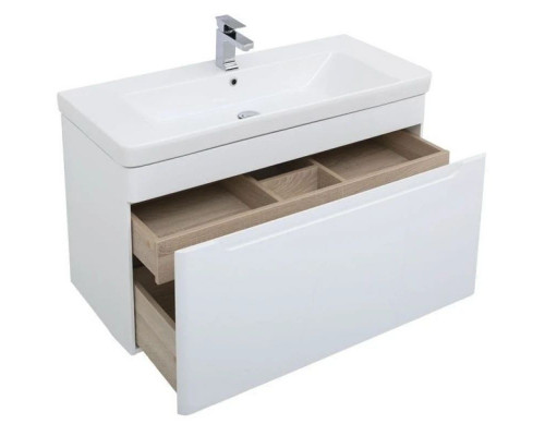 Купить Тумба белый глянец 103,7 см Aquanet София 00199870 в магазине сантехники Santeh-Crystal.ru