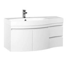 Тумба белый глянец 115 см L Aquanet Опера 00169613