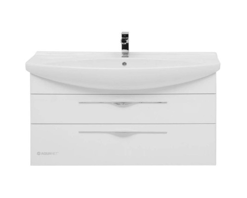 Заказать Тумба белый глянец 116 см Aquanet Ирвин 00203975 в магазине сантехники Santeh-Crystal.ru