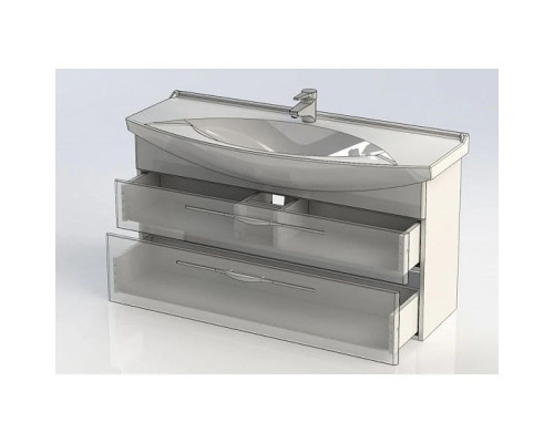 Заказать Тумба белый глянец 116 см Aquanet Ирвин 00203975 в магазине сантехники Santeh-Crystal.ru