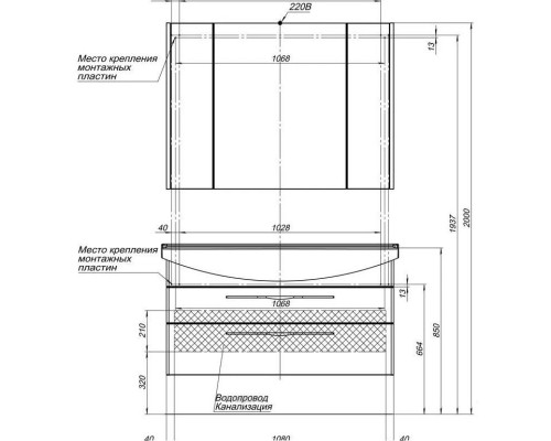 Заказать Тумба белый глянец 116 см Aquanet Ирвин 00203975 в магазине сантехники Santeh-Crystal.ru