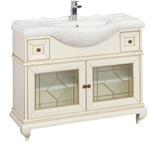 Тумба Беатриче 105 слоновая кость патина Aquaton 1A187201BEM60