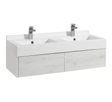 Тумба белый глянец/ольха наварра 119,6 см Акватон Сакура 1A219701SKW80