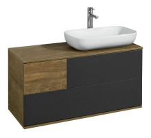 Тумба дуб кантри/антрацит 105 см Акватон Терра 1A246901TEKA0