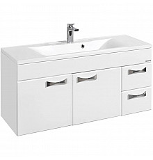 Тумба белый глянец 118,7 см Акватон Диор 1A110601DR010