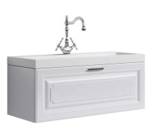 Тумба с раковиной белый глянец 100 см Aqwella 5 Stars Empire SETEmp.01.10/W/Inf.10.04.D