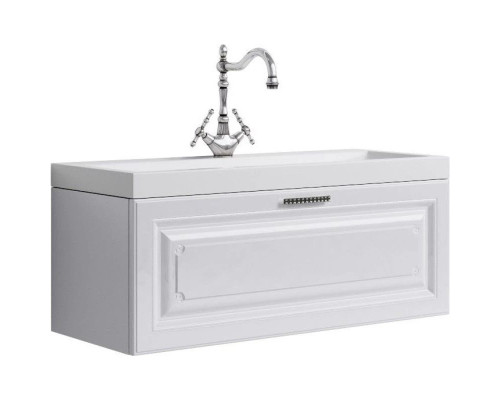 Заказать Тумба с раковиной белый глянец 100 см Aqwella 5 Stars Empire SETEmp.01.10/W/Inf.10.04.D в магазине сантехники Santeh-Crystal.ru