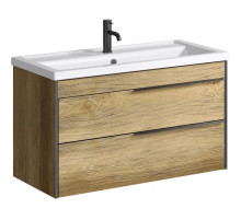 Тумба с раковиной дуб балтийский 101 см Aqwella 5 Stars Fargo SETFRG0110DB/4640021065204