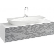Тумба с раковиной миллениум серый/белый глянец 120 см Aqwella 5 Stars Genesis SETGEN0112MG/Esc.09.04.D