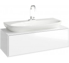 Тумба с раковиной белый глянец 100 см Aqwella 5 Stars Genesis SETGEN0110W/Esc.09.04.D