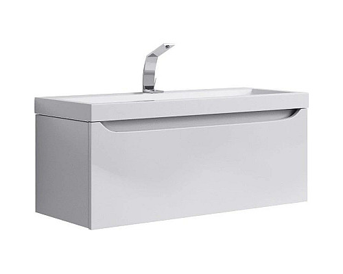 Santeh-Crystal.ru: Тумба с раковиной белый глянец 100 см Aqwella 5 Stars Verona SETVer.01.10/W/Inf.10.04.D Купить Тумба с раковиной белый глянец 100 см Aqwella 5 Stars Verona SETVer.01.10/W/Inf.10.04.D в магазине сантехники Santeh-Crystal.ru