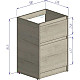 Купить Тумба с раковиной Bianco Opaco 120,3 см BelBagno Kraft KRAFT-LVD-580/1200-2C-PIA-BO + BB1200/480-LV-MR-L в магазине сантехники Santeh-Crystal.ru