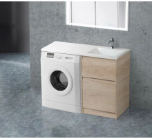 Тумба с раковиной Rovere Nebrasca Nature 120,3 см BelBagno Kraft KRAFT-LVD-580/1200-2C-PIA-RNN + BB1200/480-LV-MR-R