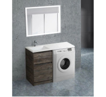 Тумба с раковиной Pino Pasadena 120,3 см BelBagno Kraft KRAFT-LVD-580/1200-2C-PIA-PP + BB1200/480-LV-MR-L