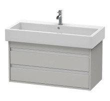 Тумба бетонно-серый матовый 95 см Duravit Ketho KT663800707