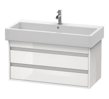 Тумба белый глянец 95 см Duravit Ketho KT663802222