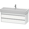 Тумба белый матовый 115 см Duravit Ketho KT663901818